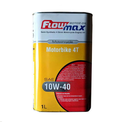 روغن موتور فلومکس قوطی فلزی10w40 API SL